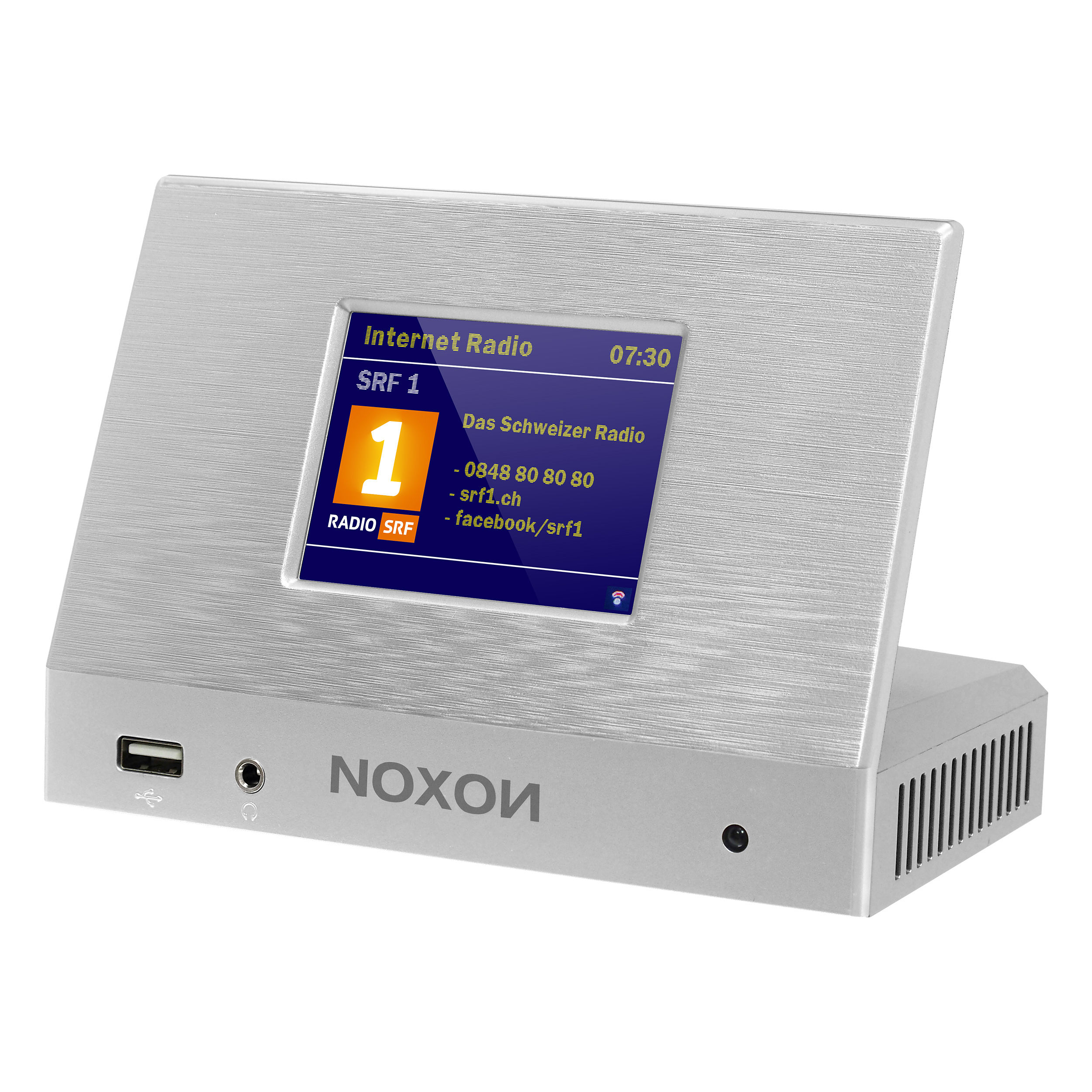 NOXON A120+ Audioadapter / HiFi-Tuner - silber