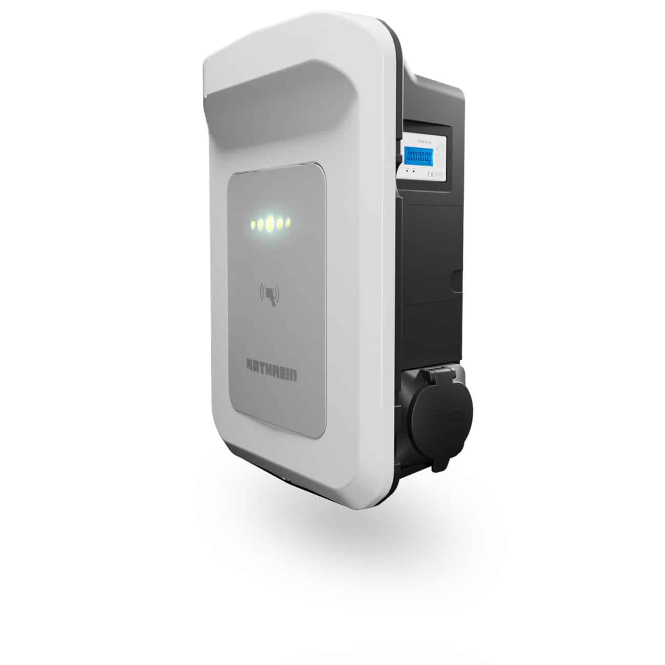 Kathrein Wallbox AC60E-11-P-W, Dose, Last, mit Ladedose, Eichrechtskonform, 11kW, Weiß