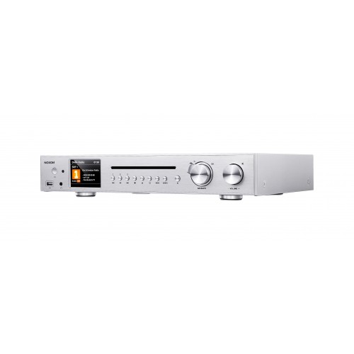 Noxon A 571 CD silber, Internetradio, DAB+, UKW Tuner, Spotify, Bluetooth, USB, LAN + WLAN