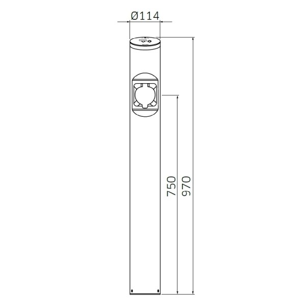 Hesotec Electrify eBox r10, BASE, 11 KW (Edelstahl) Wallbox/Walladapter/Ladesystem, Typ 2  (10091-01)