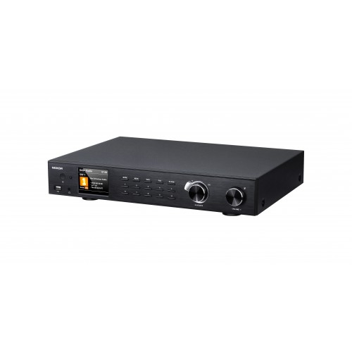 Noxon A 571 schwarz, Internetradio, DAB+, UKW Tuner, Spotify, Bluetooth, USB, LAN + WLAN