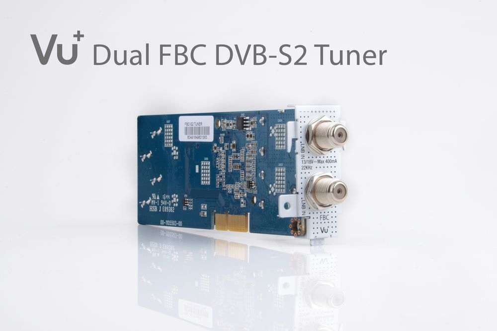 VU+ DVB-S2 FBC Twin Tuner mit 8 Demodulatoren