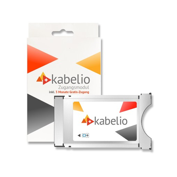 Kabelio CI+ Zugangsmodul inkl. 3 Monate Gratis-Zugang für SAT