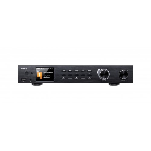 Noxon A 571 schwarz, Internetradio, DAB+, UKW Tuner, Spotify, Bluetooth, USB, LAN + WLAN