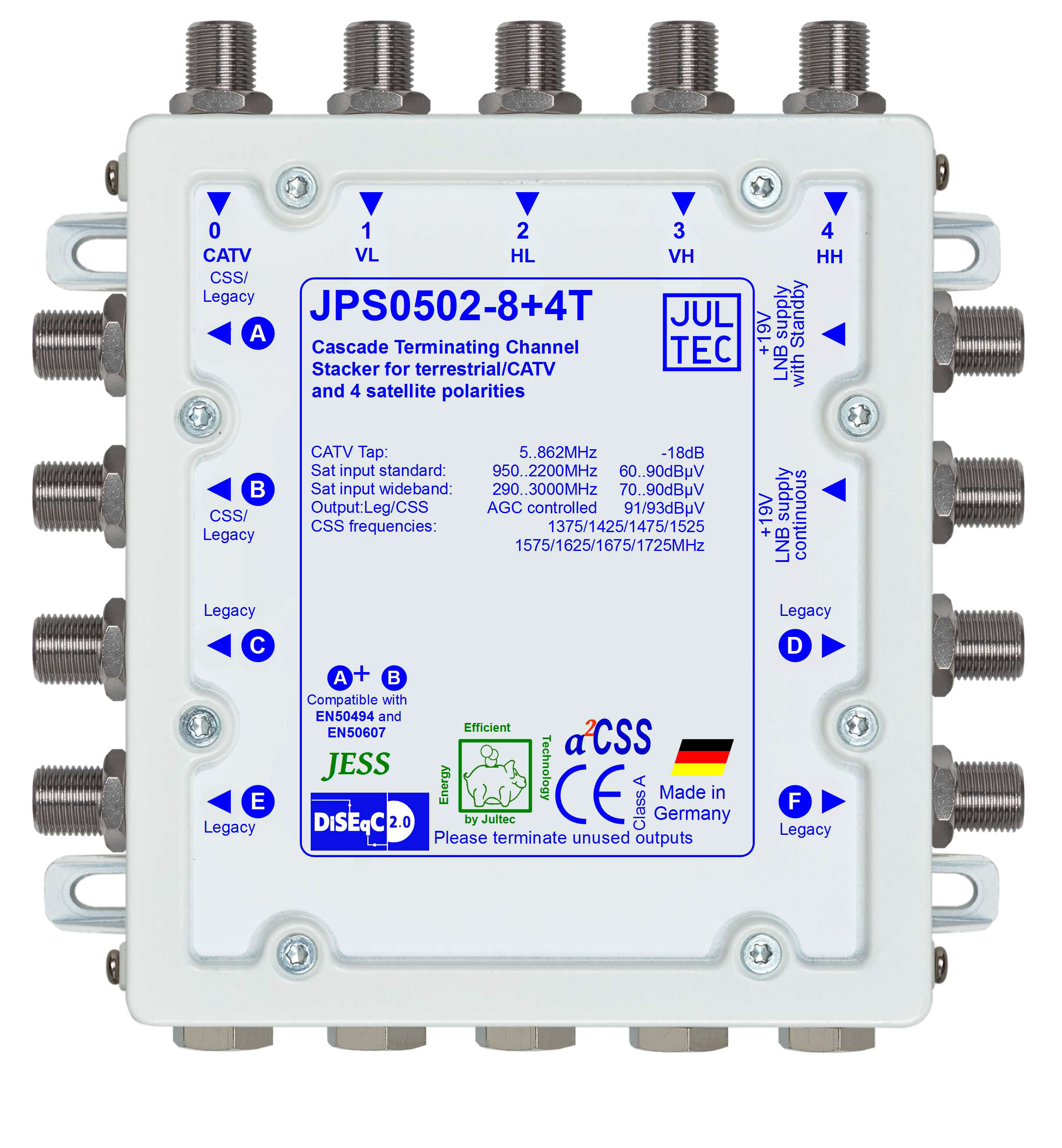 Jultec JPS0502-8+4T