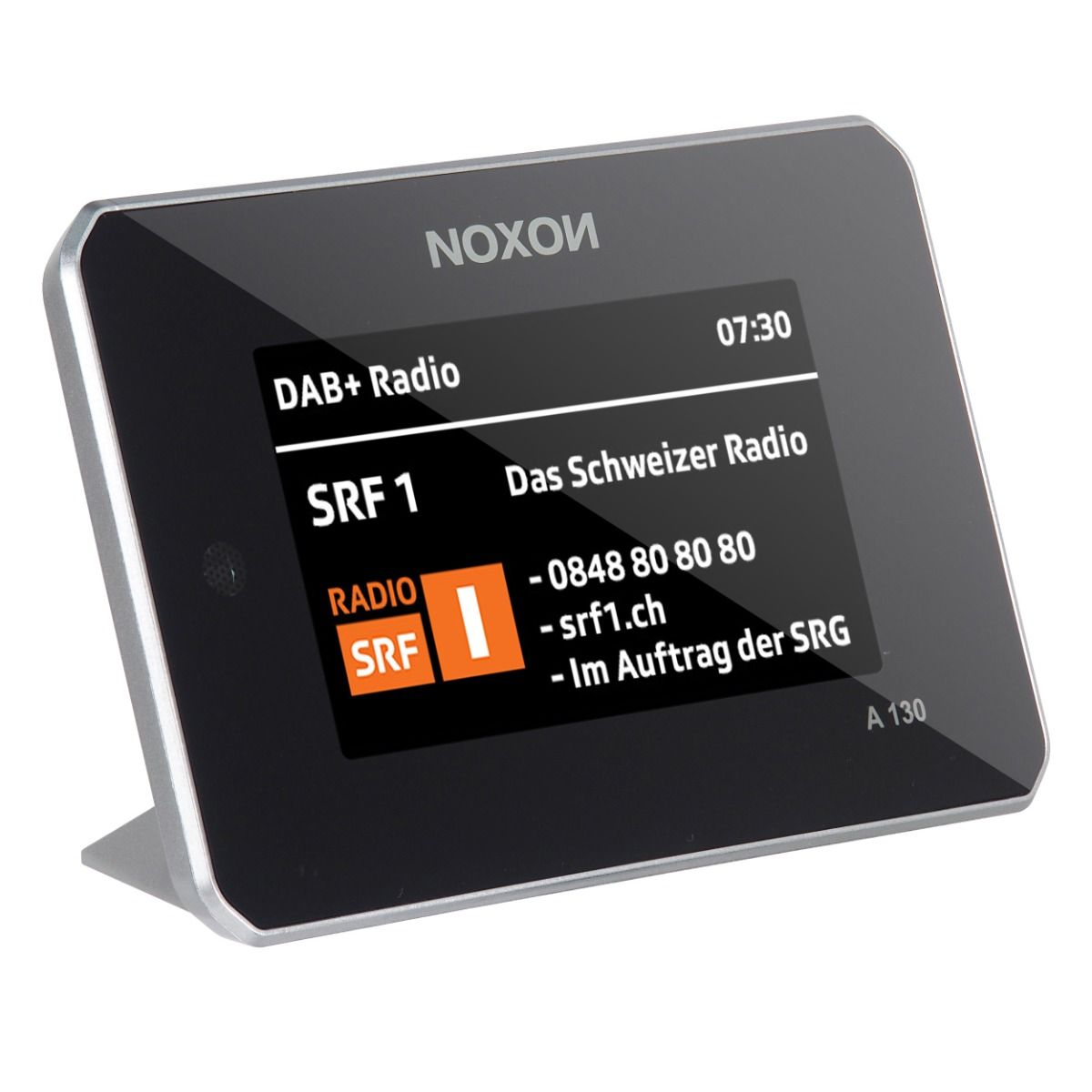 Noxon A 130 schwarz-silber, Audio Adapter DAB+/UKW & Internet-Radio
