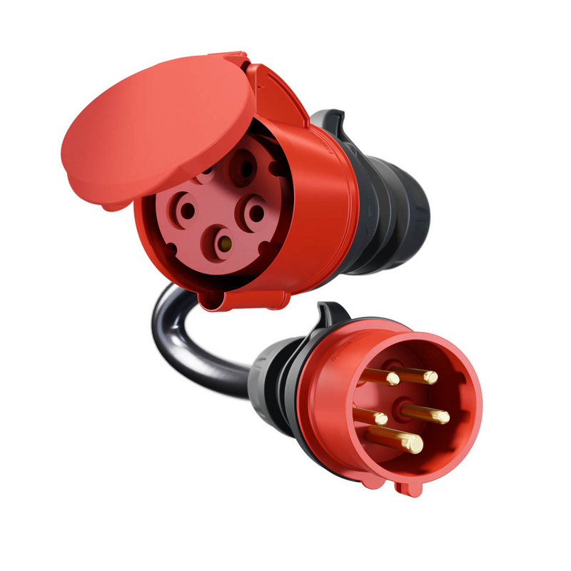 go-e Adapter Gemini flex 22 kW auf CEE rot 16 A