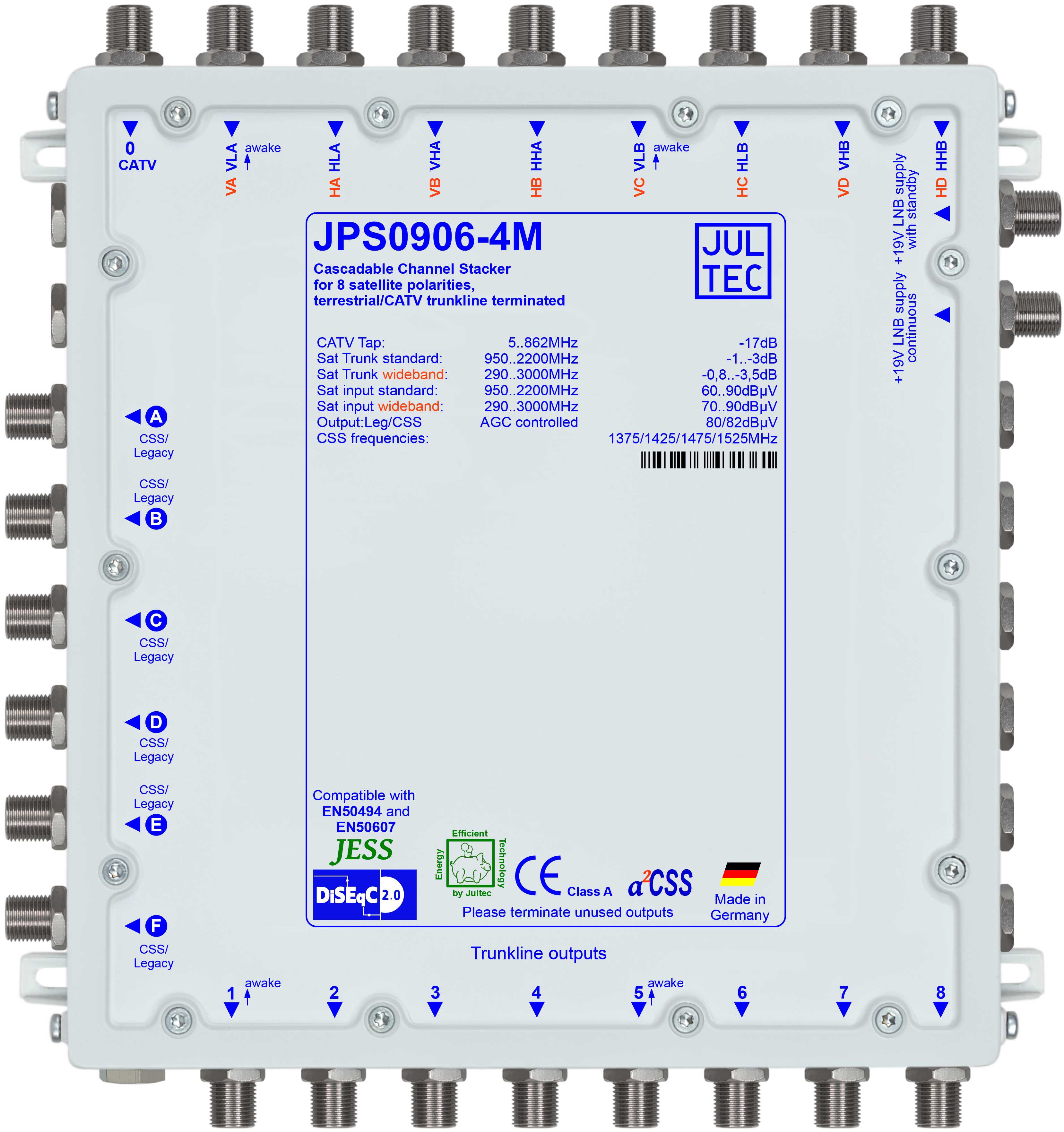 Jultec JPS0906-4M Einkabelumsetzer 9/6x4