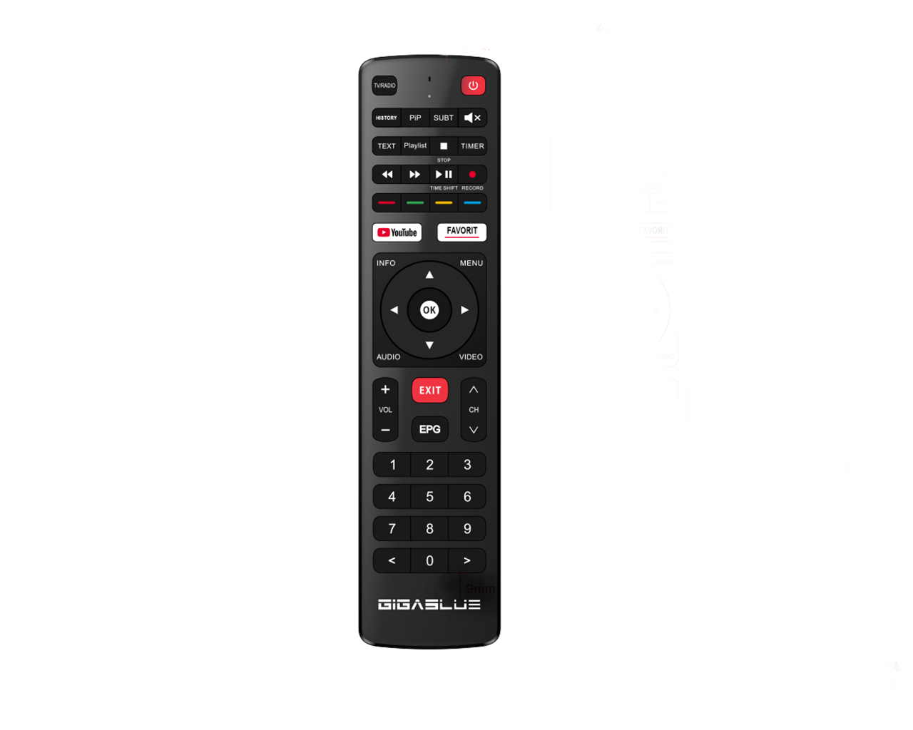 GigaBlue RCU / Fernbedienung Universal 4K PRO-BT