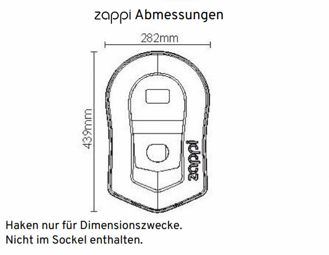 myenergi Zappi pedestal Standfuß für 1-2 zappi