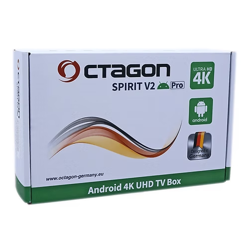 Octagon SPIRIT PRO V2 4K UHD HDR10+ Android TV