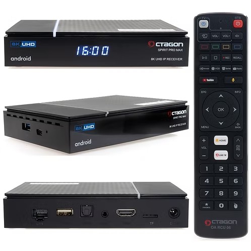 Octagon SPIRIT PRO MAX 8K UHD Android 11