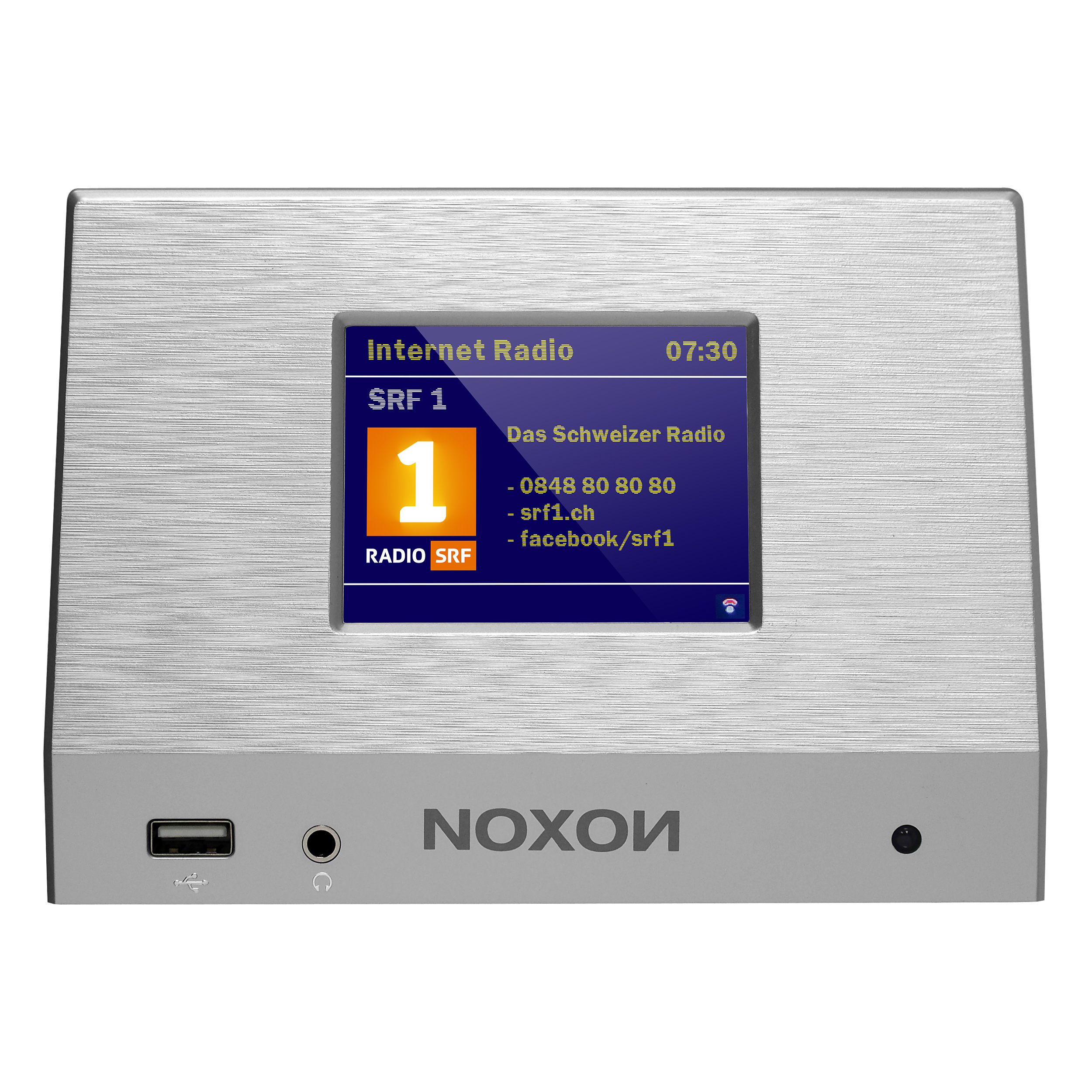 NOXON A120+ Audioadapter / HiFi-Tuner - silber