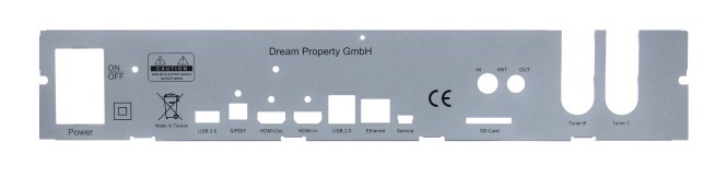 Dreambox DM 7080 HD Kabel Rückblende DVB-C/T