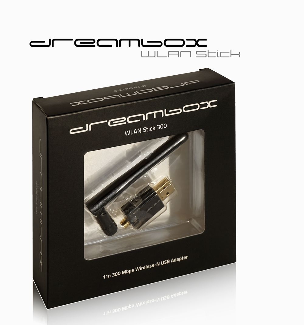 Dreambox WLAN USB 2.0 Adapter 600 Mbps inkl. Antenne