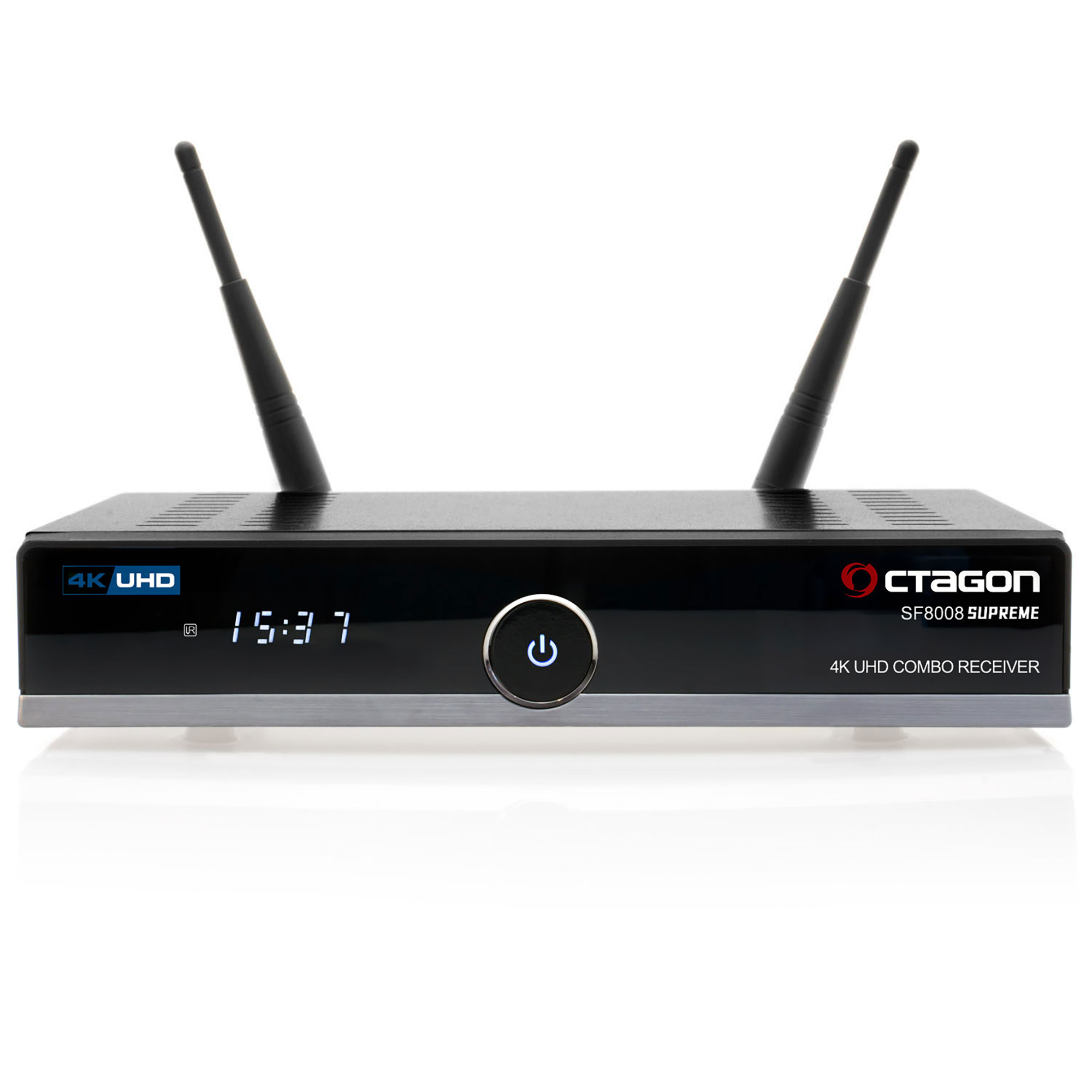 Octagon SF8008 Supreme UHD 4K Combo (DVB-S2X & DVB-C/T2, Linux E2, M.2, Dual-WiFi) schwarz