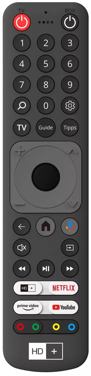 HD-Plus IP TV-Stick inkl. 3 Monate HD+ IP-Abo (UHD 4K, Android TV, Dual-WiFi, Bluetooth, HDMI)