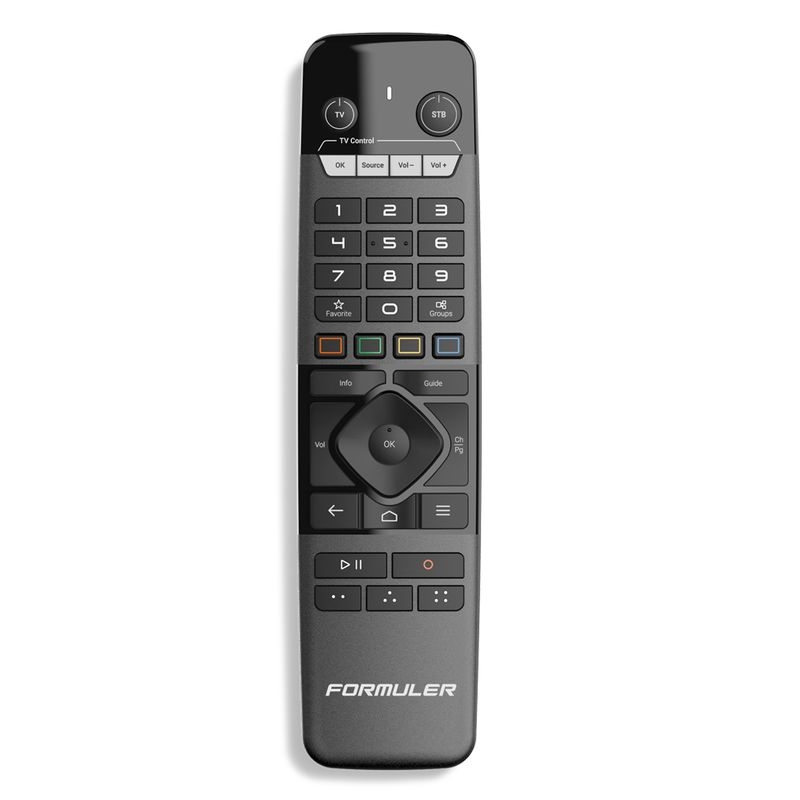 Formuler GTV-IR1 RCU IR Fernbedienung für alle Formuler Receivern mit Universal TV Control