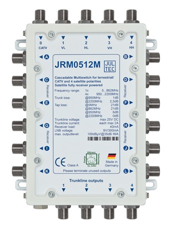 Jultec JRM0512M Multischalter 5/12