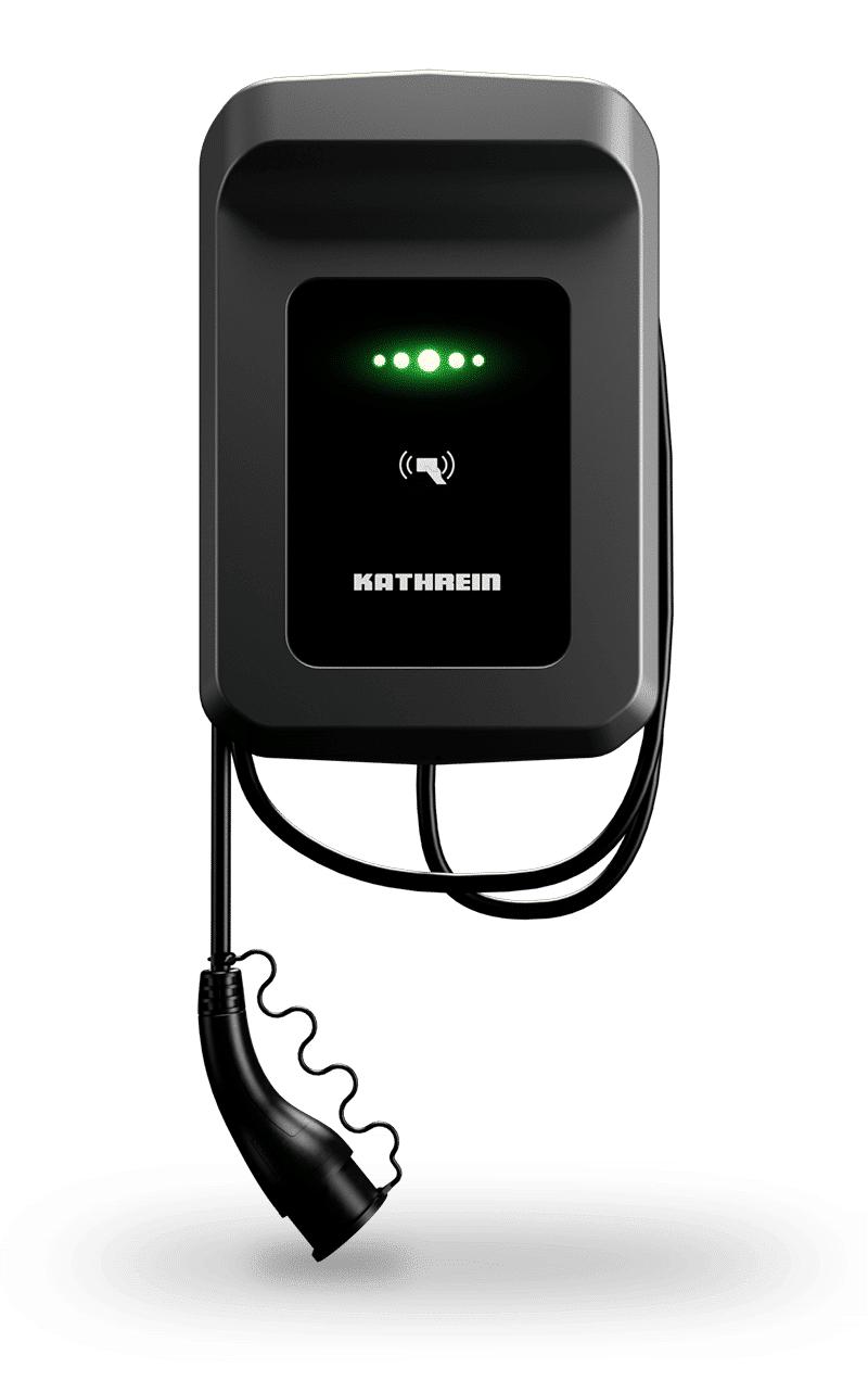 Kathrein Wallbox AC40-11-C750-A, Kabel, MID, Last, 7,5m Kabel, 11kW, Anthrazit
