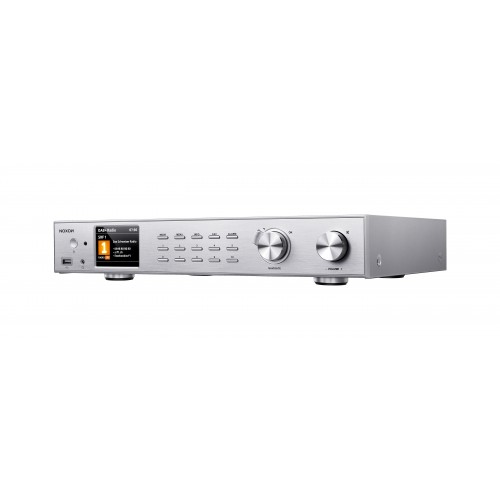 Noxon A 571 silber, Internetradio, DAB+, UKW Tuner, Spotify, Bluetooth, USB, LAN + WLAN