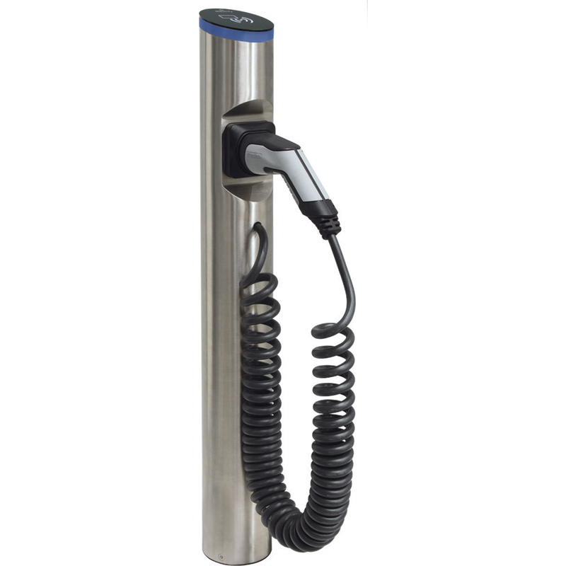Hesotec Electrify eSat r20, SMART, 22 kW (Edelstahl) Wallbox/Walladapter/Ladesäule, Typ 2 (10101-01)
