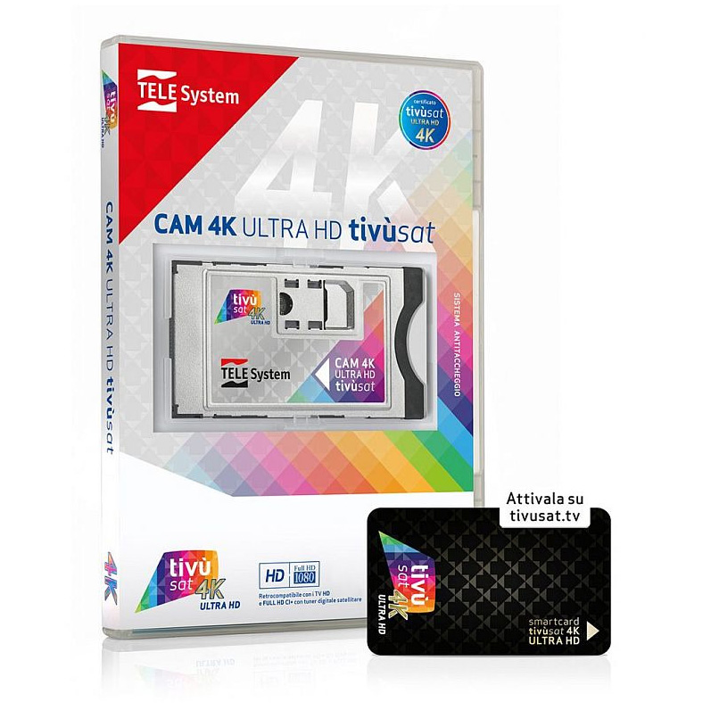 TivuSat 4k UHD CI Modul mit TivuSat Smart Karte