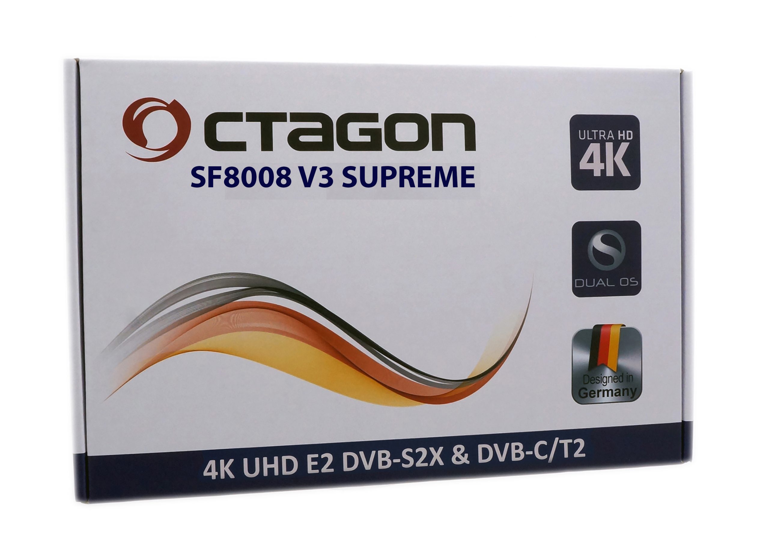 OCTAGON SF8008 V3 SUPREME COMBO 4K UHD E2 DVB-S2X & DVB-C/T2 (DUAL OS)