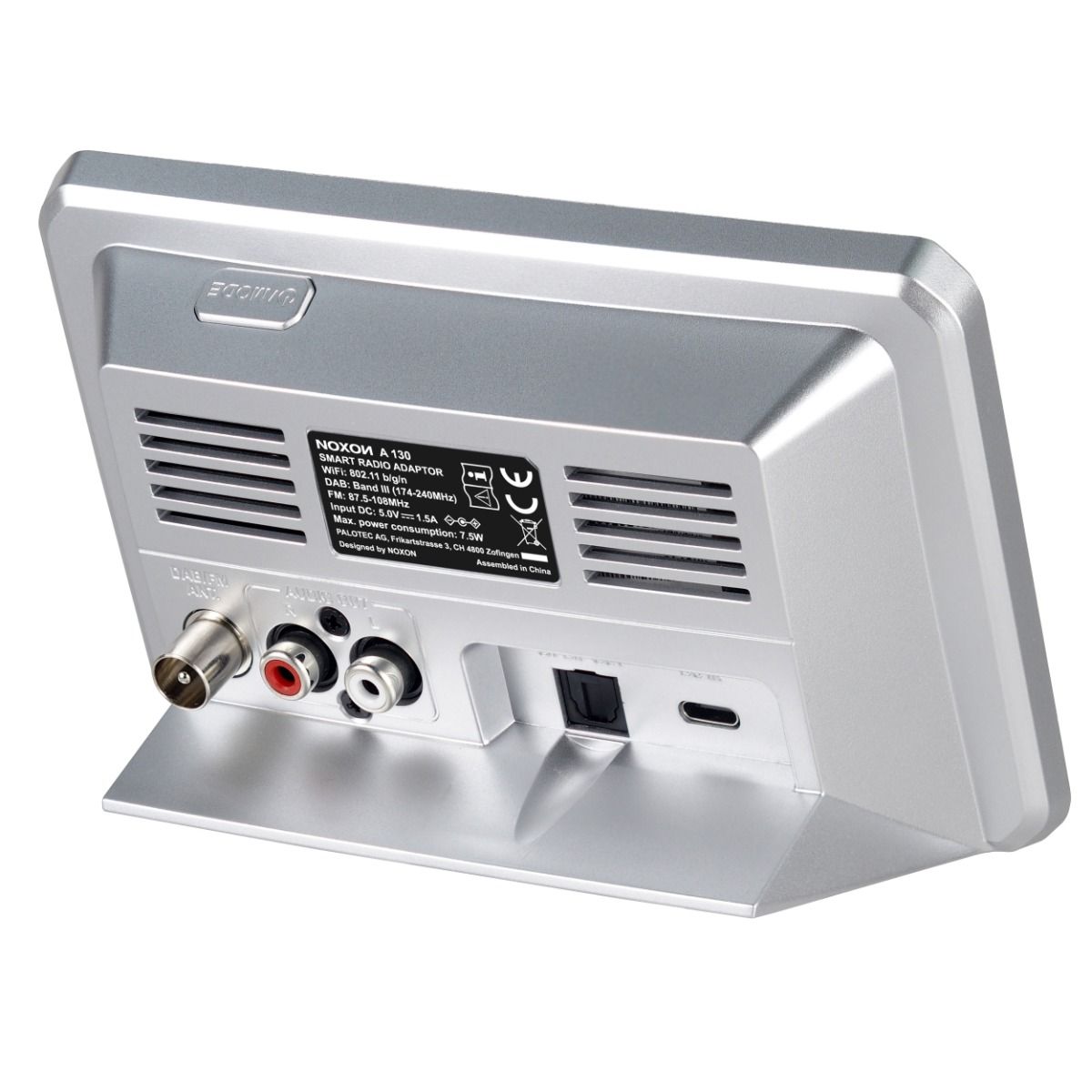 Noxon A 130 schwarz-silber, Audio Adapter DAB+/UKW & Internet-Radio