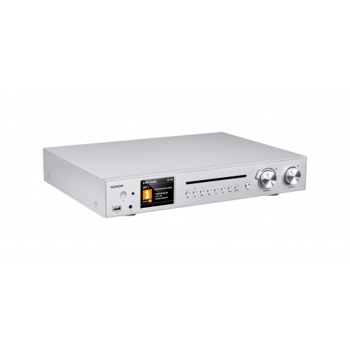 Noxon A 571 CD silber, Internetradio, DAB+, UKW Tuner, Spotify, Bluetooth, USB, LAN + WLAN