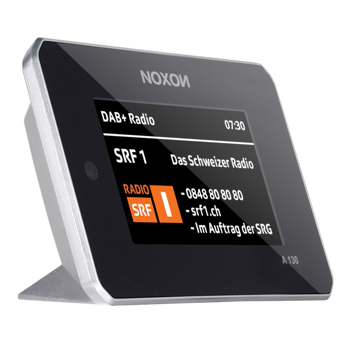 Noxon A 130 schwarz-silber, Audio Adapter DAB+/UKW & Internet-Radio
