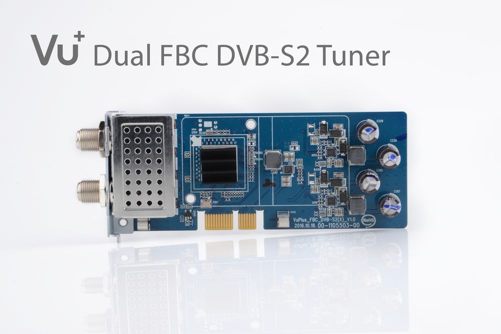 VU+ DVB-S2 FBC Twin Tuner mit 8 Demodulatoren