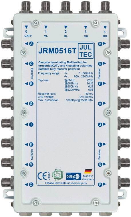 Jultec JRM0516T Multischalter 5/16